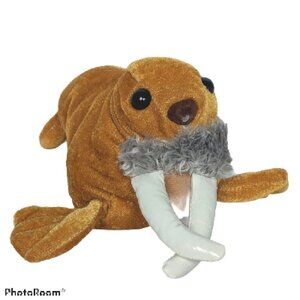 Kellytoy Brown Walrus Plush 12 Inch